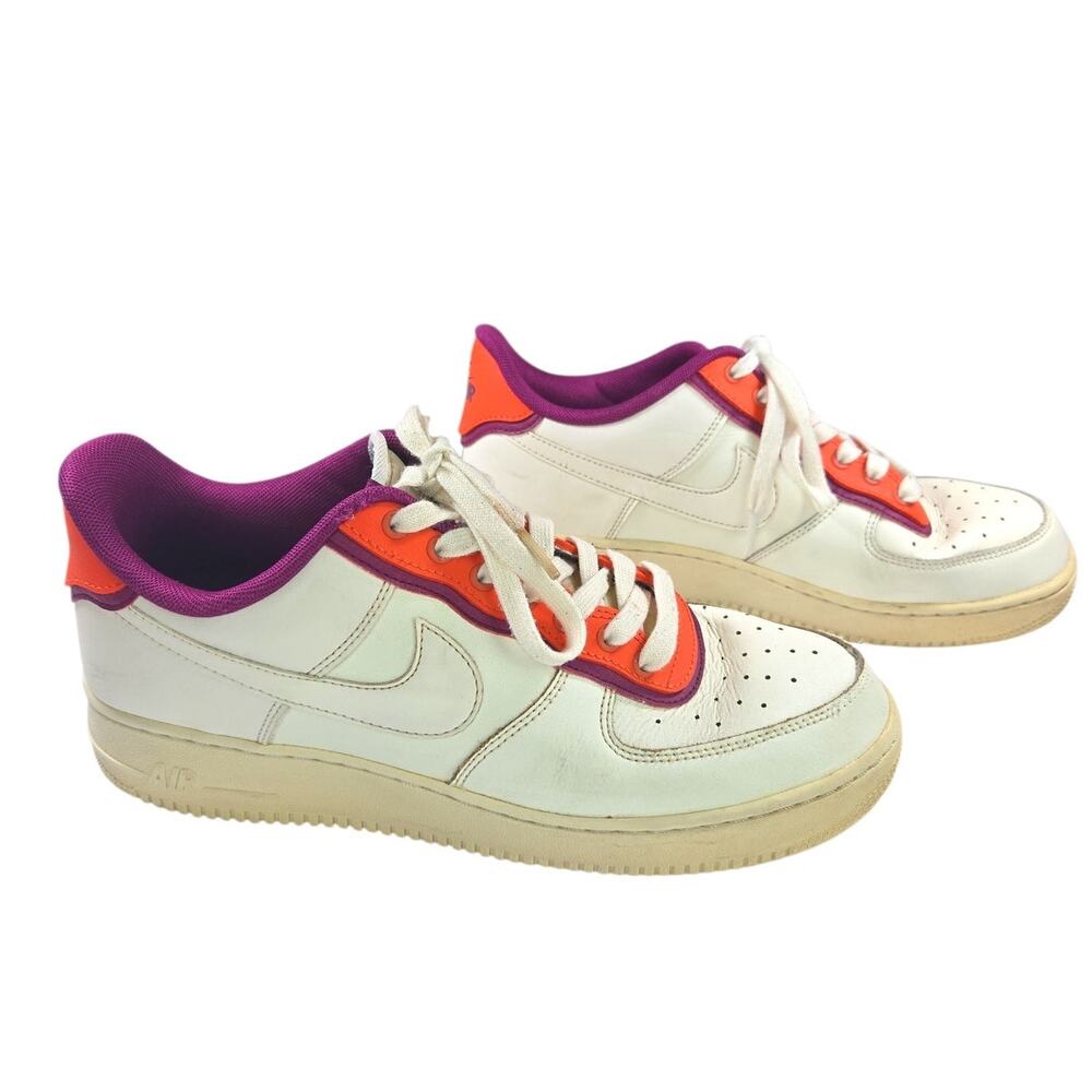 Nike | Air Force 1 Low Double Layer-Orange Berry Sneakers | Size 9.5